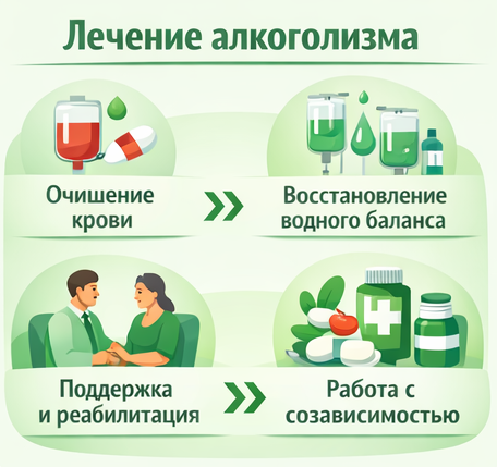 лечение алкоголизма в Сочи этапы